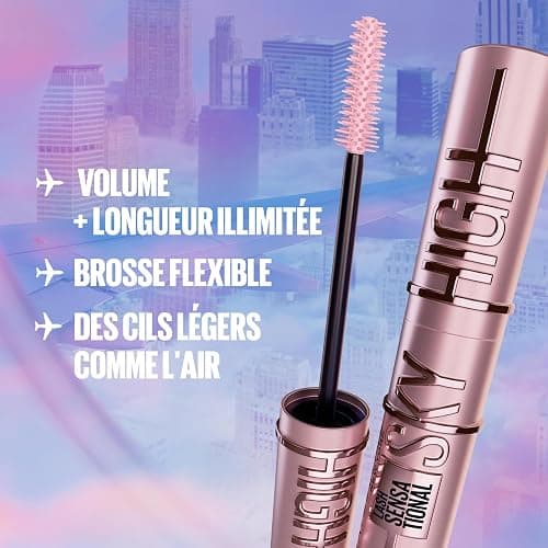 Maybelline New York - Mascara Volume & Longueur - Sky High - Teinte : Burgundy Haze - 7,2 ml thumbnail 4