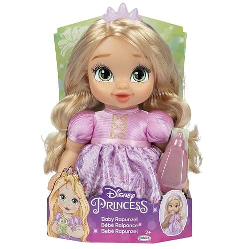 Disney Princess Rapunzel Baby Doll with Baby Bottle & Tiara thumbnail 6