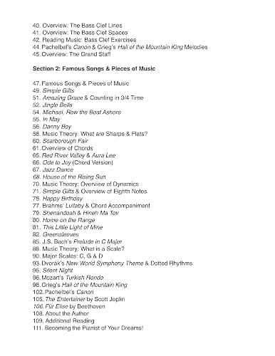 Piano Book for Adult Beginners: Teach Yourself How to Play Famous Piano Songs, Read Music, Theory & Technique (Book & Streaming Video Lessons) thumbnail 7