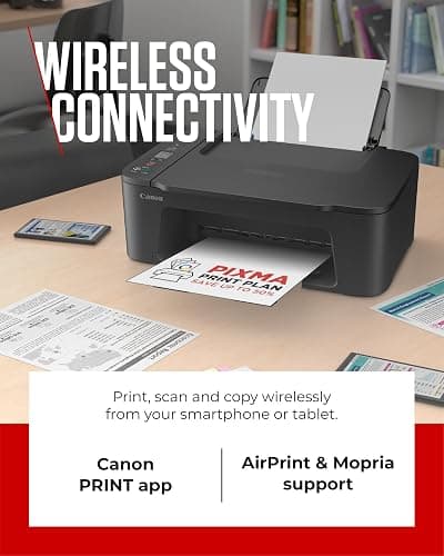 Canon PIXMA TS3750i Wireless Colour All-in-One Inkjet Printer - A4 Print, Copy, Scan - PIXMA Print Plan Compatible - Borderless Photo Printing - Wireless & Smartphone Print - Ideal for Home Printing thumbnail 4