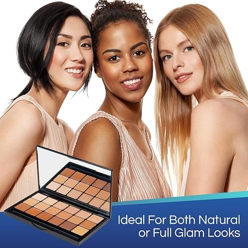 Graftobian HD Glamour Creme Foundation Warm Super Palette - 18 High Definition Warm Undertone Cream Shades thumbnail 6
