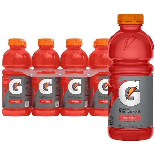 Gatorade Thirst Quencher, Fruit Punch, 20 Fl Oz (Pack of 8) - Image 1