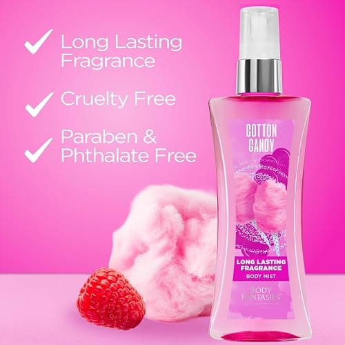 Body Fantasies Signature Fragrance Body Spray, Cotton Candy, 8 Fluid Ounce thumbnail 7