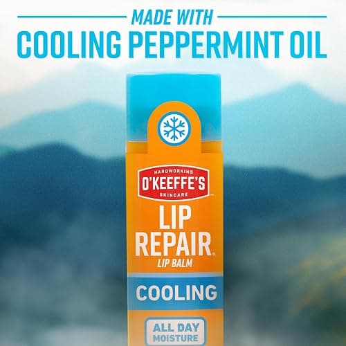 O'Keeffe's Lip Repair Lip Balm With Cooling Relief for Dry, Cracked Lips - Stick (2 Pack) - Moisturizer for Very Dry Lips thumbnail 7