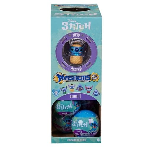Mash'Ems 52130 Lilo & Stitch Disney, Squishy Figures, 6 to Collect, Styles May Vary, Multicolour thumbnail 4