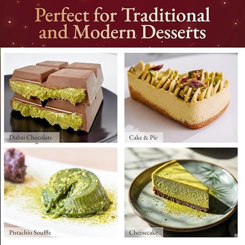 From Amazon: Dubai Chocolate Filling 2.2 Lb / 1 Kg Pistachio Cream with Crispy Kadayif | Middle Eastern Gourmet Dessert Best Ingredient For Dubai Chocolate | Rich, Crunchy & Decadent Treat (2.2 lb / 1 Kg) thumbnail 5
