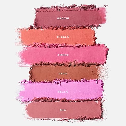 Saie SuperSuede Baked Blush - Talc-Free Powder Blush for Cheeks Infused with Hyaluronic Acid, Glycerin + Squalane - Hydrating Face Makeup for a Natural, Diffused Flush of Color - Grazie (0.1 Ounce) thumbnail 5
