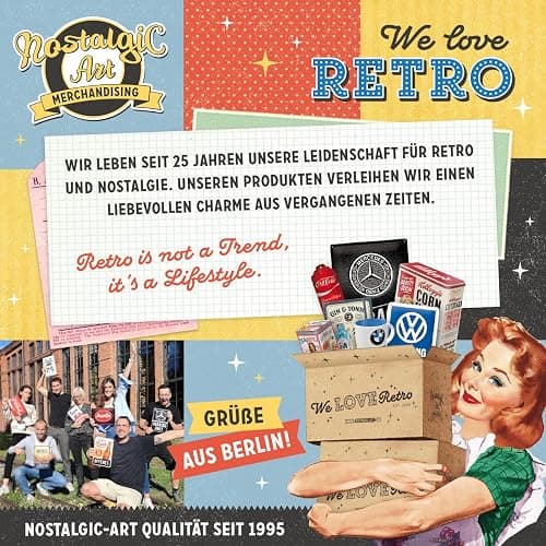 Nostalgic-Art Retro tin sign, 7.9" x 11.8", Milkshake – Gift idea for diner fans, made of metal, vintage design thumbnail 6