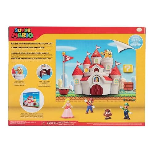 Super Mario Mushroom Kingdom Castle Playset with Exclusive 2.5” Bowser Figure thumbnail 7