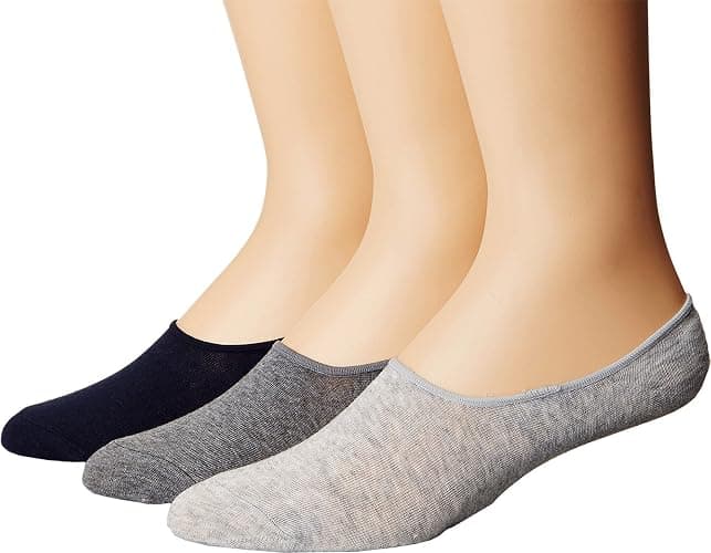 Sperry mens Solid Combed Cotton Canoe Liner Socks - 3 Pair Pack - Soft and Lightweight - Image 1