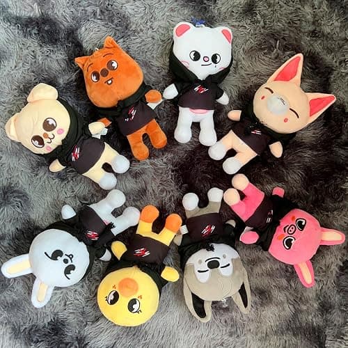 RHEETADA 8 PCS Skzoo Plushies Stray Kids Plush Doll for Fans and Friends Soft Stuffed Animal Figure Doll for Kids and Adults Birthday Choice(Style A) thumbnail 2