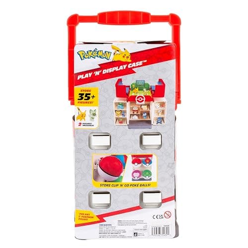 Jazwares Pokémon Play ‘N’ Display Case - Multi-Level Storage Unit with Rooftop Arena and Space for 35+ 2-Inch Battle Figures thumbnail 4