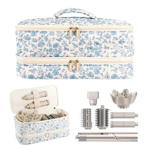 Hair Tools Travel Bag for Shark Flex Style Hair Dryer, Carrying Case for Shark Flexstyle Flex Fusion Glam Dyson Airwrap Attachments Accessories Organizer - Image 1