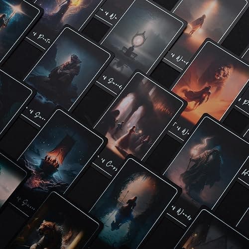 The Tarot of Sacred Kingdoms - Moon Tarot Cards – 78-Cards Tarot Deck with Guide Book thumbnail 6