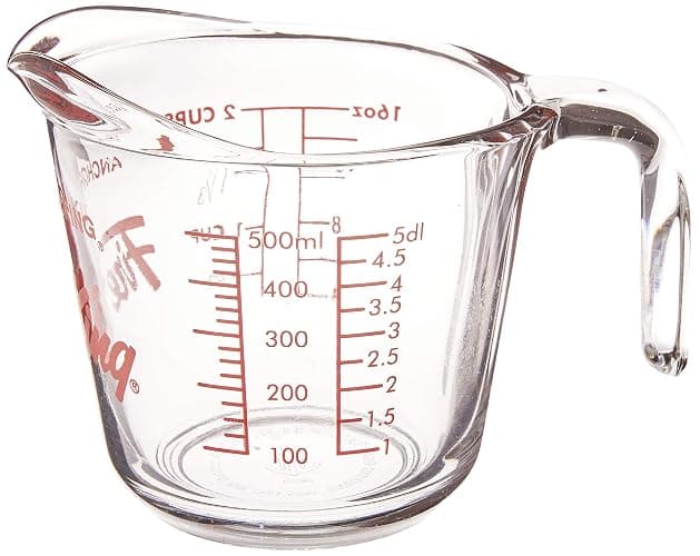 Anchor Hocking Fire-king 16 Oz Glass Measuring Cup thumbnail 4