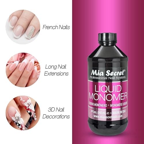 Mia Secret 4 fl oz EMA Liquid Monomer, Advanced Blended Acrylic Liquid for Acrylic Nails Application  thumbnail 3