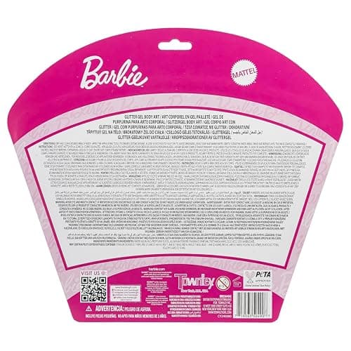 Barbie 16 Piece Glitter Pen Body Art Set, Glittery and Bright Colors, Ages 3+ by Townley Girl thumbnail 9