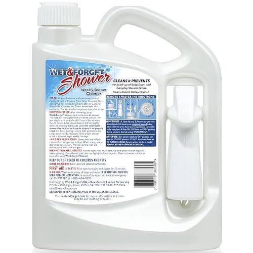 Wet & Forget Shower Cleaner Weekly Application Requires No Scrubbing, Bleach-Free Formula, 64 Ounce (Pack of 1) thumbnail 3