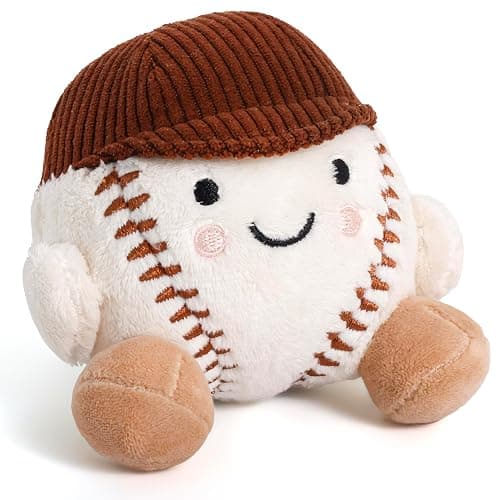 Baseball Stuffed Animal, Baby Baseball Plush Sports Toy, Baby Sports Toys, Plushies for Boys and Girls - Image 1