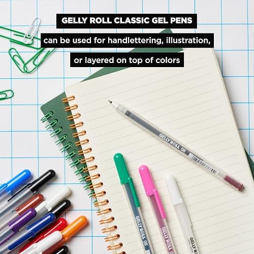 Sakura Gelly Roll Classic 05 (Fine Pt.) 6pk Pen, White thumbnail 4