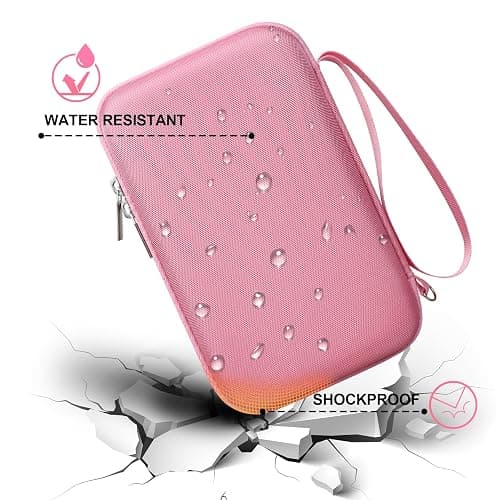 BOVKE Carrying Case Compatible with GiiKER Super Slide Puzzle Games, Super Slide Brain Teaser Puzzle Toys Holder with Space for Puzzle Pieces for Kids, Teens, Travel Games Birthday Gifts, Pink thumbnail 5
