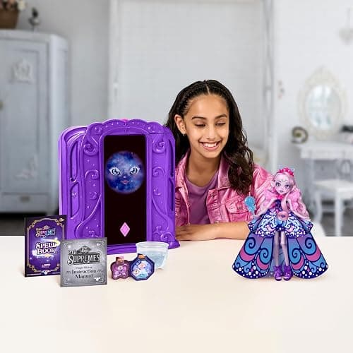 Magic Mixies Pixie Supremes Magic Mirror. Luna The Butterfly Pixie Supreme. Mix Magic Potion, Find Moonstone, Release to Reveal a Premium 10.5" Pixie Supreme Doll. 50+ Lights & Sounds. Fortune Teller thumbnail 2