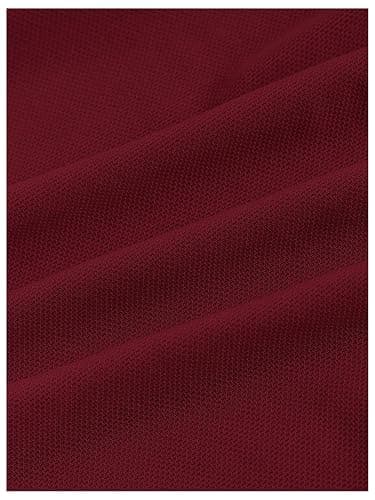 SOLY HUX Women's Mesh Drawstring Split Tube Top Strapless Sleeveless Asymmetrical Hem Summer Tops thumbnail 4