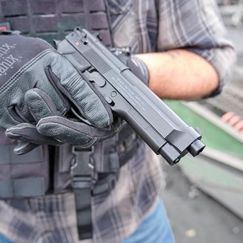 Umarex Beretta M92FS Noir Culasse Métal Spring 0.5J Adulte Unisexe, Taille unique thumbnail 3
