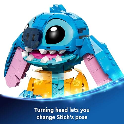 LEGO | Disney Stitch Toy - Play & Display Figure with an Ice-Cream Cone & Decorative Flower - Gift for 9+ Year Old Girls, Boys & Lilo & Stitch Movie fans - 43249 thumbnail 6