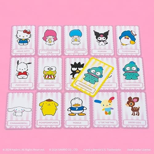 Guess WHO? Card Game: Hello Kitty and Friends, Featuring 20 Characters, My Melody, Kuromi, Badtz-Maru and More, Family Friendly Deduction Game, Officially Licensed Merchandise & Collectible thumbnail 5