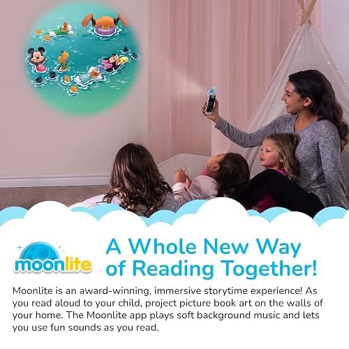 Moonlite Storytime Disc, Disney's Mickey & Friends: A Summer Day | Learning Gift for Kids Ages 1 Year & Up, Single Story Art Projection with Sound Effects & Music (Projector Sold Separately) thumbnail 3