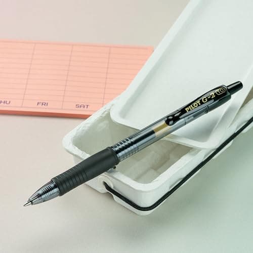 Pilot G2 Premium Gel Pens, Black Pens, Bold Point 1 mm, 2 Black thumbnail 5