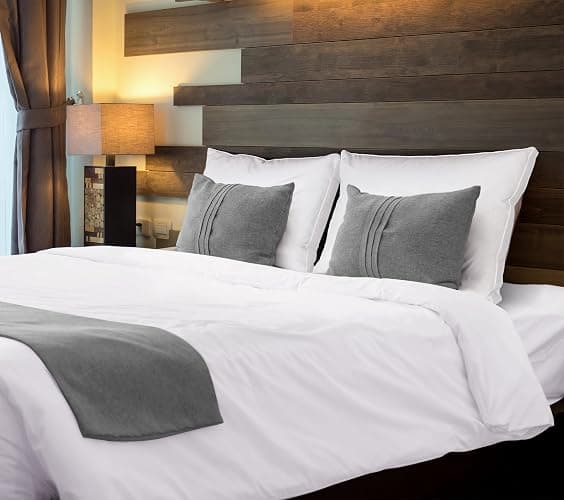 Utopia Bedding Bed Pillows for Sleeping King Size (White), Set of 2, Cooling Hotel Quality, Gusseted Pillow for Back, Stomach or Side Sleepers - White - King (Pack of 2) thumbnail 3