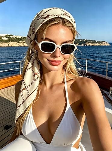 Colrea Retro Rectangle Sunglasses for Women Men Trendy Vintage Small Square | Sun Glasses 90s Fashion Cute Sunnies CL010 thumbnail 2