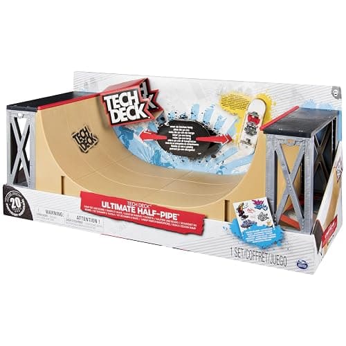 TECH DECK, Ultimate 20-Inch Half-Pipe Ramp Playset and Exclusive Primitive Pro Fingerboard, Kids Toys for Boys and Girls Ages 6 and up thumbnail 8