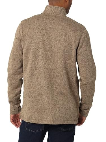 Wrangler Authentics mens Long Sleeve Fleece Quarter-zip thumbnail 2