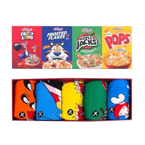 Odd Sox – Gift Box Set, 5-Pack Colorful Novelty Crew Socks - Unisex Large Size – Fun Holiday Gift for Fans & Collectors thumbnail 7