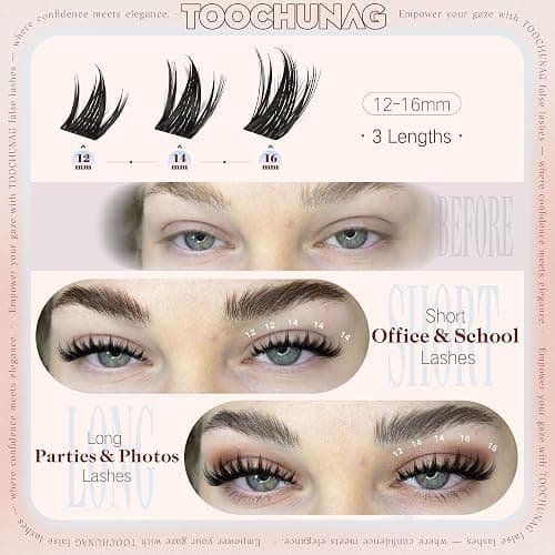 TOOCHUNAG Manga Lash Clusters and gaqqi bond and seal  thumbnail 3