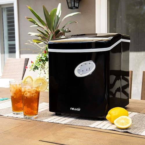 NewAir Counter Top Ice Maker Machine (Black), Compact Automatic Ice Maker, Cubes Ready in 6 Minutes, 28 Pounds in 24 Hours - Perfect for Home/Kitchen/Office/Bar thumbnail 7