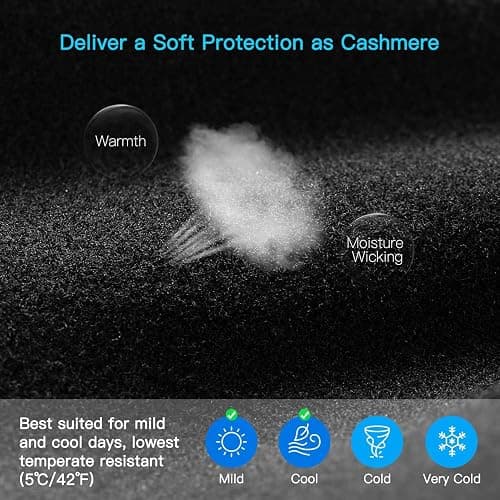 Unigear Lightweight Running Gloves, Touch Screen Anti-Slip Warm Gloves Liners for Cycling Biking Sporting Driving for Men Women thumbnail 2