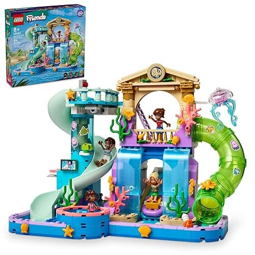 LEGO Friends Heartlake City Water Park Building Toy - Pretend Play Toy Figures & Playsets for Girls & Boys, Ages 8+ Years - Gift for Kids W/Mini-Dolls - 42630 - Image 1
