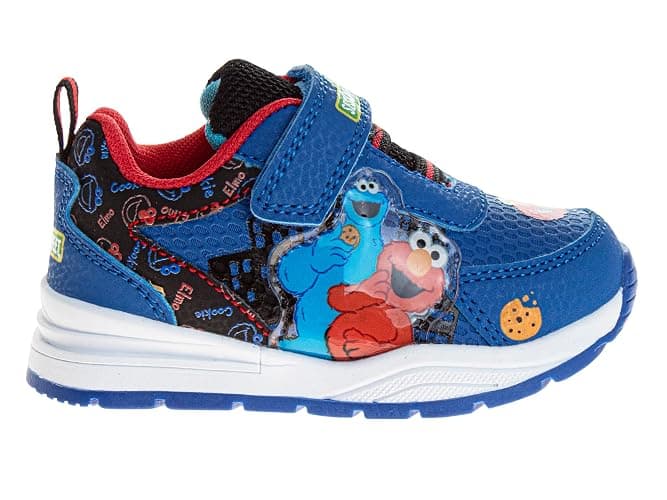 Sesame Street Sneakers for Kids with Led Light Breathable Running Tennis Athletic Shoes for Boy Girl 5-10 Toddler 11 Little Kid thumbnail 3