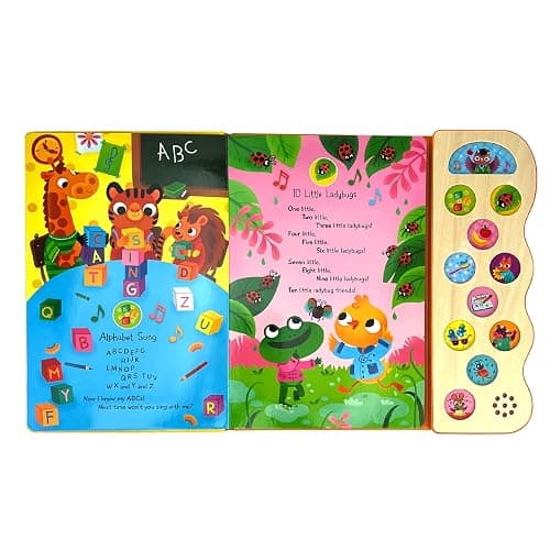 ABC & 123 Learning Songs: Interactive Children's Sound Book (11 Button Sound) thumbnail 2