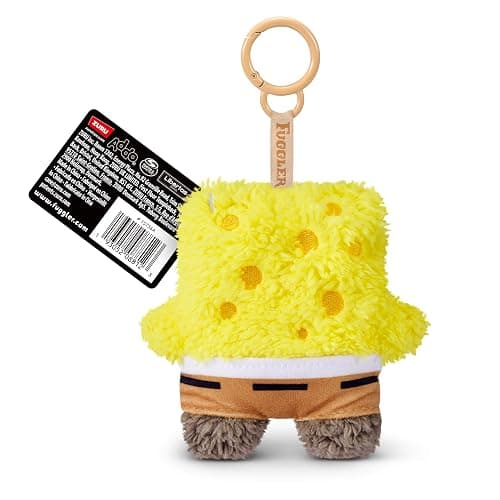 Fuggler Spongebob 5-inch Licensed Keyring Assortment 5 Pack by ZURU – Funny Ugly Monster Stuffed Animal with Human-Like Teeth, Collectible Bag Charm for Kids, Tweens, Teens, Adults thumbnail 8
