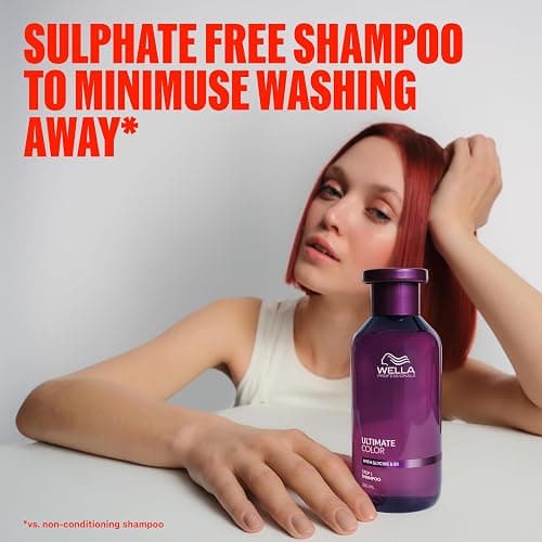 Wella Professionals Ultimate Color Sulphate-Free Shampoo For all Coloured Hair - Protects Hair Colour & Cleanses Scalp - With Glycine & Metal Purifier thumbnail 2