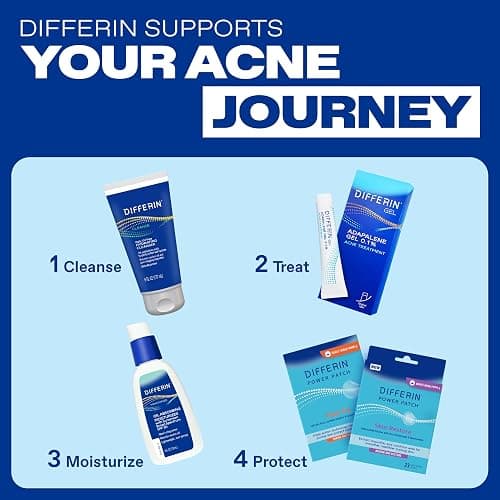 Differin Acne Retinoid Treatment Gel, 0.1% Adapalene, 45g Pump | 90-Day Supply Pump, Over-The-Counter Retinoid, Clears Breakouts, Gentle For Sensitive Skin, Dermatologist Recommended thumbnail 7