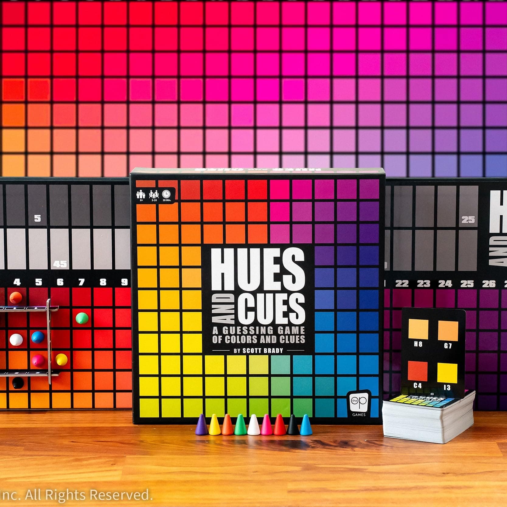 Hues and Cues A Guessing Game of Colours and Clues Board Game thumbnail 2