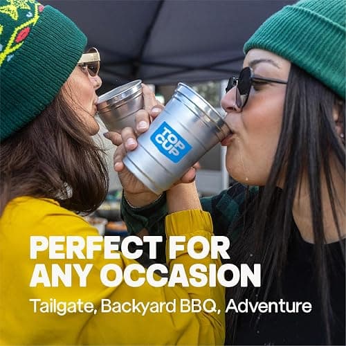 Top Cup by Ball – 20 Ounce, 30 Count, Reusable Aluminum Party Cups | Cold-Holding, Recyclable, Made in USA thumbnail 5