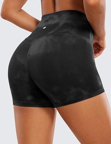 CRZ YOGA Butterluxe Biker Shorts 4'' - High Waisted Booty Workout Volleyball Yoga Womens Spandex thumbnail 2