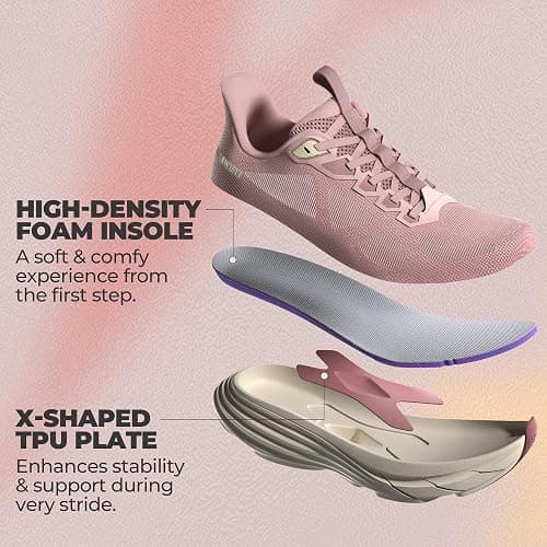ALLSWIFIT Women's Slip On Walking Shoes Hands-Free Cushion Running Tennis Non-Slip Comfortable Gym Workout Athletic Breathable Fashion Sneakers SwiftLite thumbnail 6